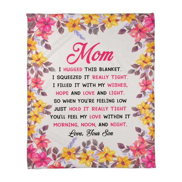 Mom You Will My Love In It – Coral Fleece Blanket – Heartstring